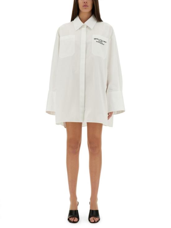 OFF WHITE Women Dresses OWDG009 S25FAB0010110 White