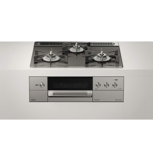RHS31W31E15RCASTW-LP ステンレス DELICIA(デリシア) [ビルトインガスコンロ (プロパンガス用3口左右強火力タイプ幅60cm)]