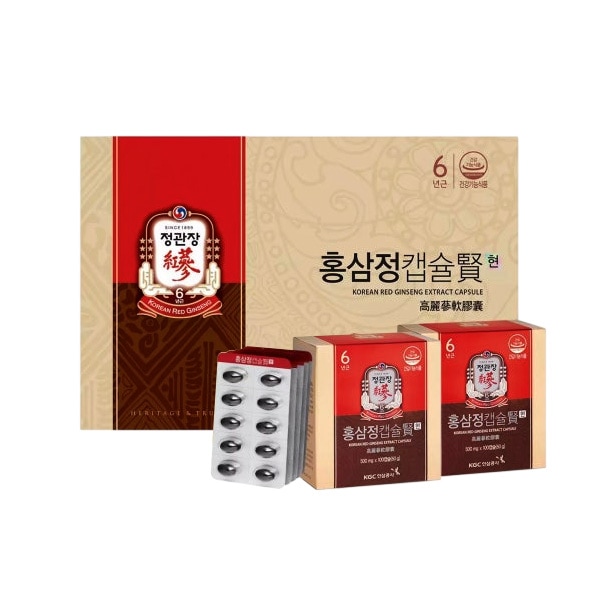 紅参井カプセルギフトセット(100カプセル+100カプセル)免疫力増進疲労改善