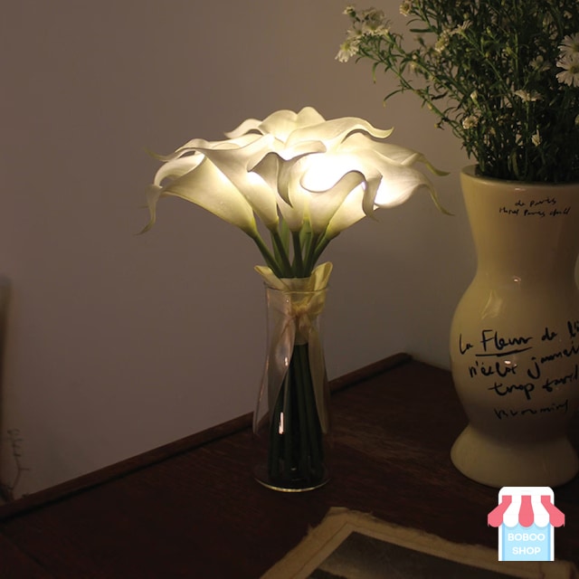 カラ花LEDムードランプ(4color) 韓国インテリアSNS上の大人気製品 間接照明 授乳ランプ