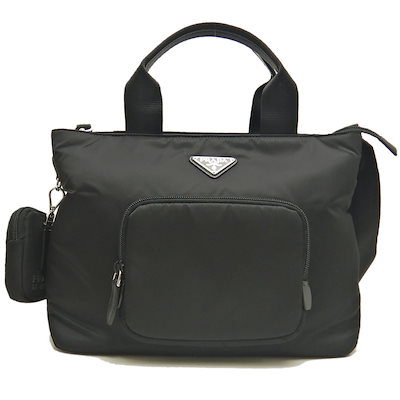1BG354 トートバッグ パデットナイロン NERO レディース /253555【中古】