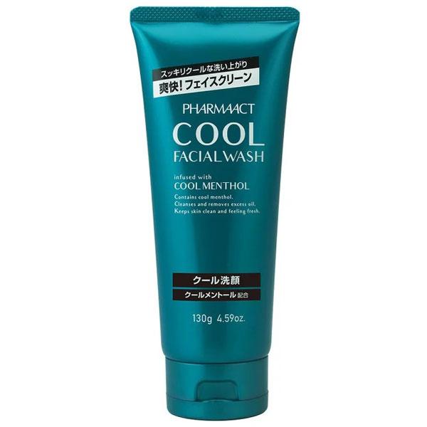 熊野油脂 ファーマアクト クール洗顔フォーム 130g 48本セット 【ケース販売】