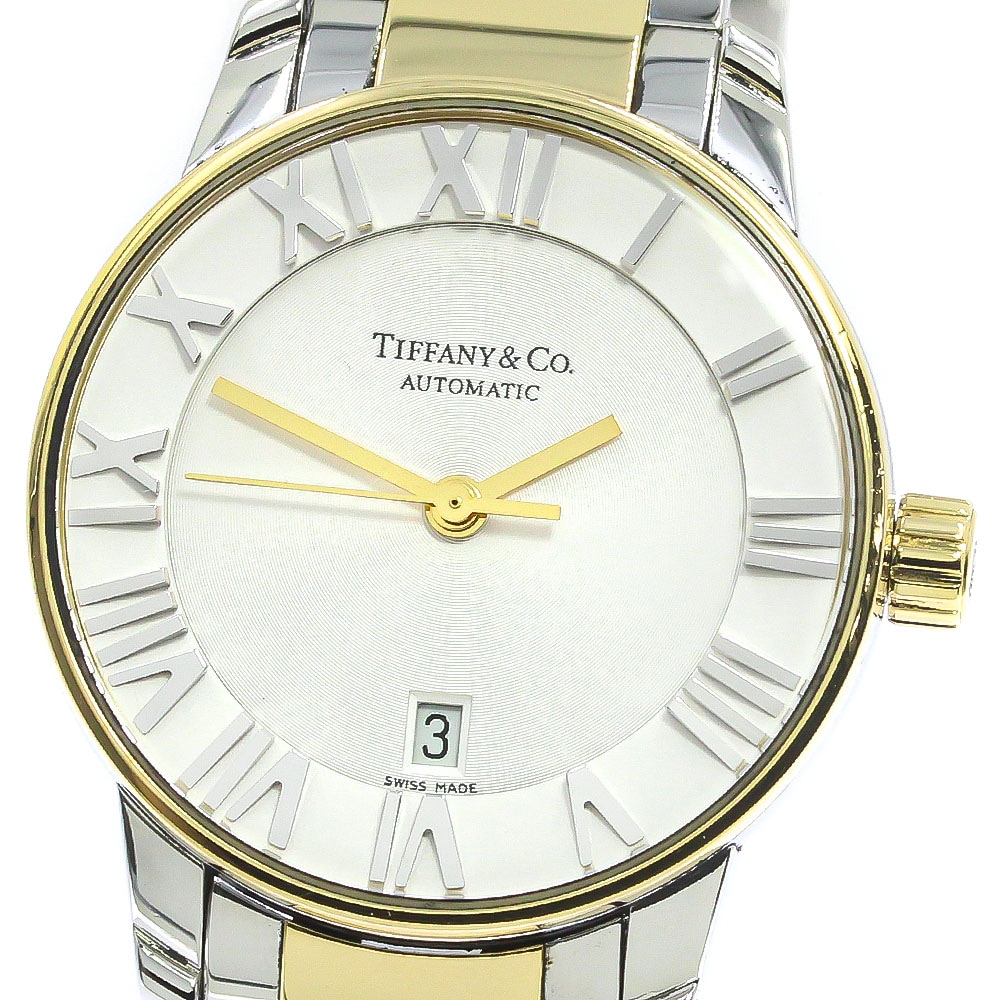 ティファニー TIFFANY&Co. Z1830.68.15A21A00A アトラス ドーム デイト 自動巻き レディース 保証書付き_776951【中古】