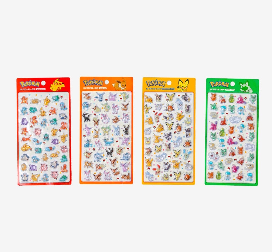 ポケモンパンシール ピクセル 韓国 リザードン コイキング レトロ ドット絵 韓国限定】ポケモンピクセルシールセット | シールステーション