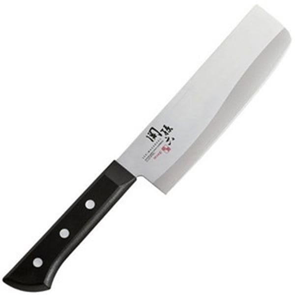 (3個セット) 貝印 菜切り包丁 165mm 両刃付け 食器乾燥機対応 スキ加工 関孫六 萌黄 日本製 調理器具 料理道具 キッチン