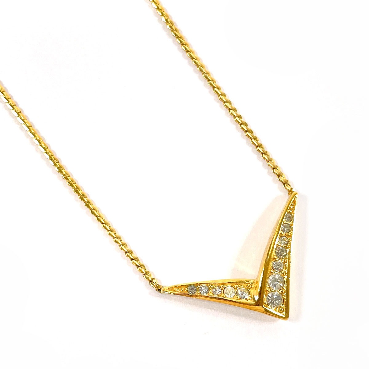 Christian Dior ネックレス ゴールド メタル レディース