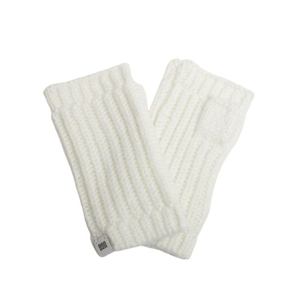 アグ UGG W CHUNKY FINGERLESS MITTEN 手袋 22590-WHITE レディース ホワイト