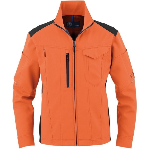 コーコス AE-9061 オレンジ LL エコストレッチ 長袖ブルゾン