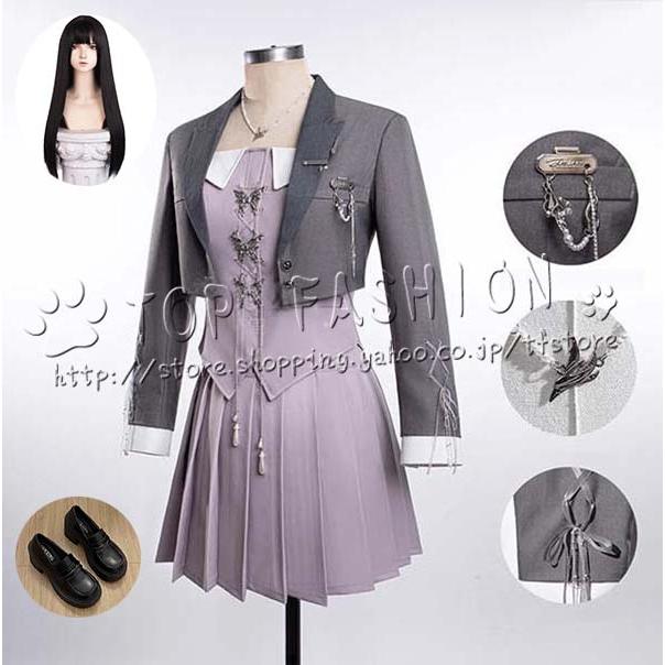 2026人気販売!恋と深空 風 女主角 主控 コスプレ衣装 ウィッグ 靴 cosplay コスチューム ハロウィン クリスマス