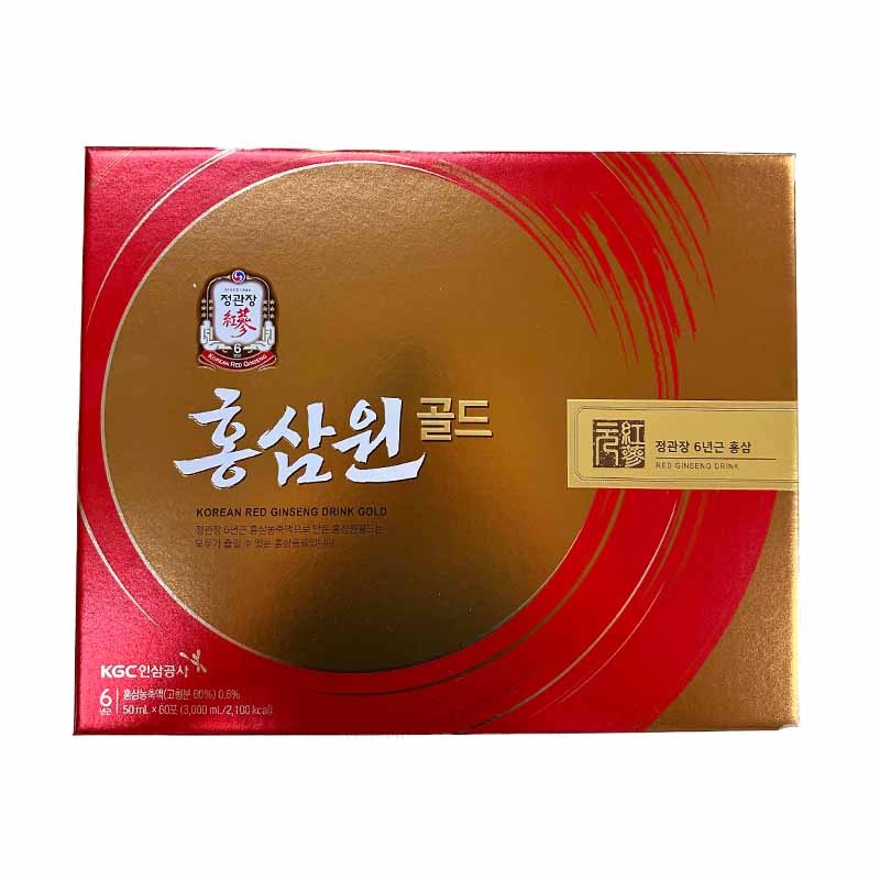 紅参園 ゴールド 50mlx60包 Red Ginseng Tonic 紅参スティック 韓国食品 韓国飲み物 美肌 サプリ 健康機能食品