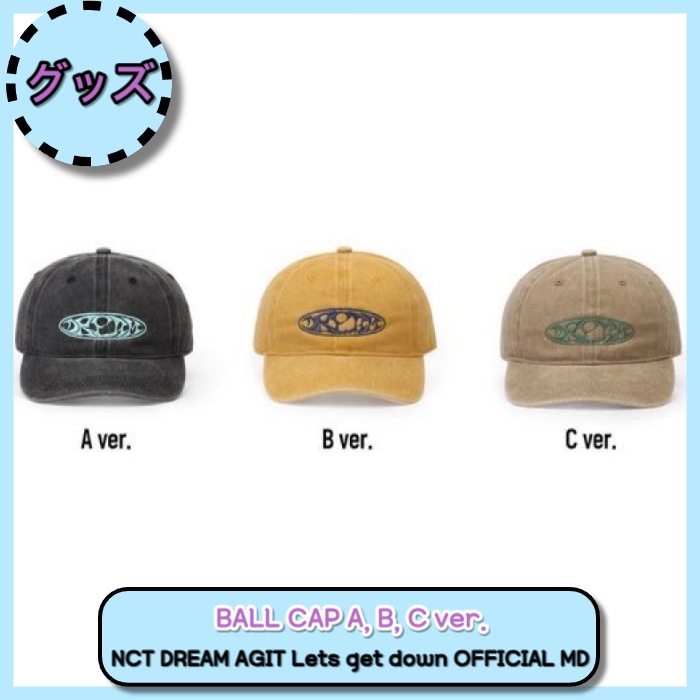 [BALL CAP A, B, C ver.]NCT DREAM AGIT Lets get down OFFICIAL MD