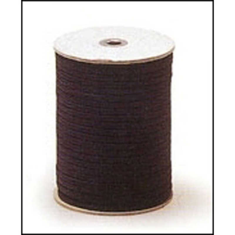 福井金属工芸　ワイヤー入平ひも茶8本撚り 200m　NO.6539