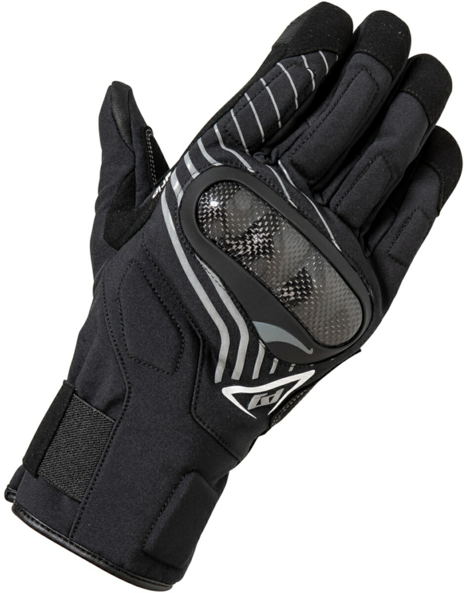山城(yamashiro) IDEAL アイディール バイク用 グローブ 秋冬モデル ID-110 SURGE (サージ) ブラック XSサイズ ID110BK/XS