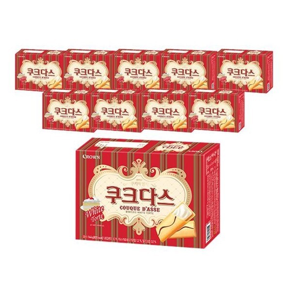 クラウン ククダス ホワイトトルテ 288g 10個