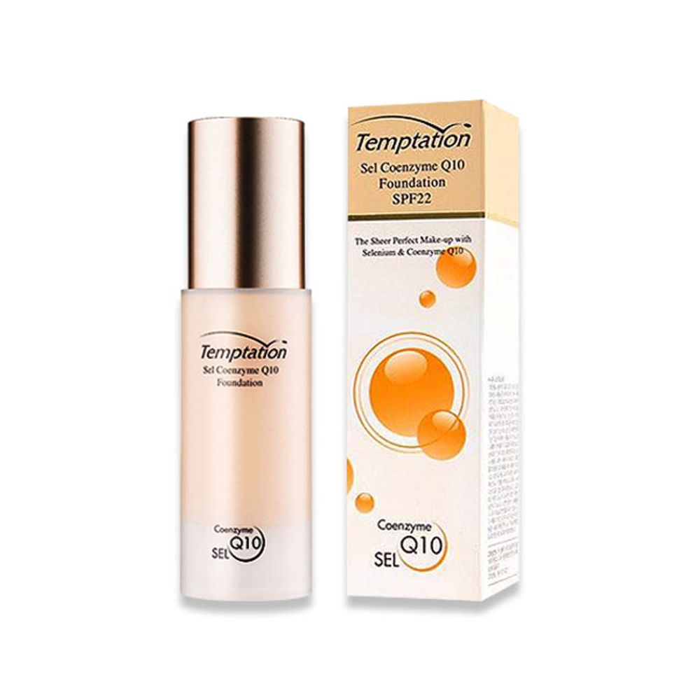 韓国化粧品アイテム セルコエンザイムQ10ファンデーション43ml21号