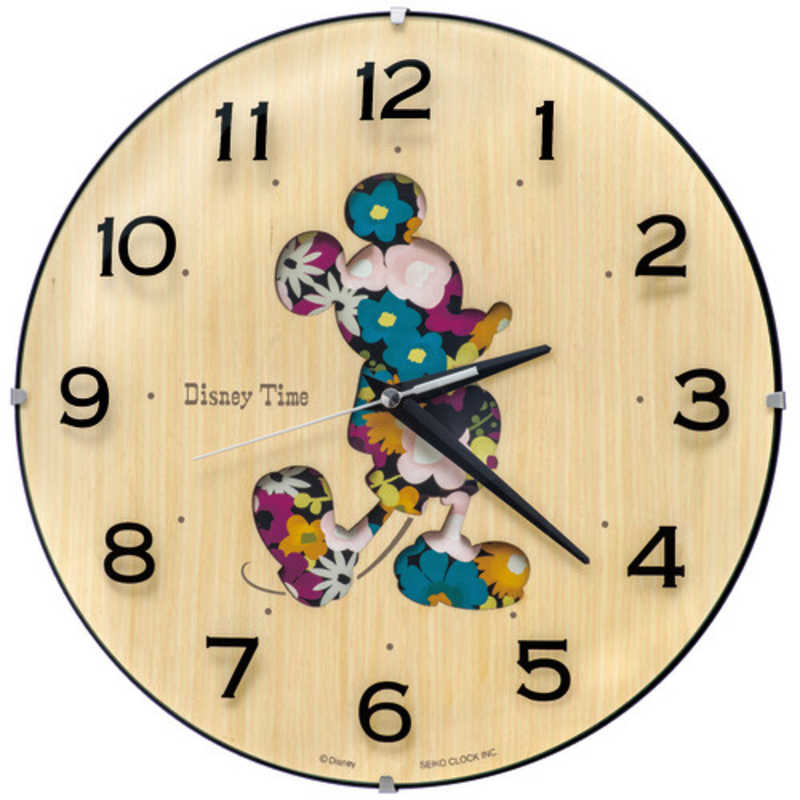 セイコー　掛け時計Disney Time(ディズニータイム)ミッキー　FW586B