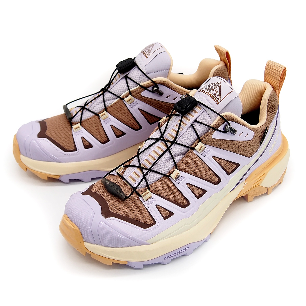 サロモン レディース スニーカー Xウルトラ 360 エッジ ゴアテックス SALOMON WMNS X ULTRA 360 EDGE GORE-TEX RAW UMBER/ORCHID PETAL