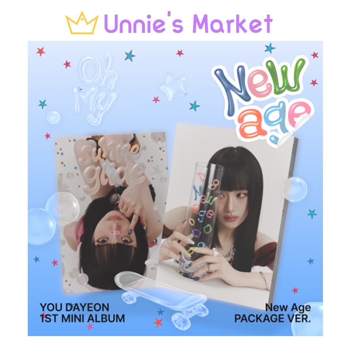 YOU DAYEON New age (Package Ver.) 1st Mini Album