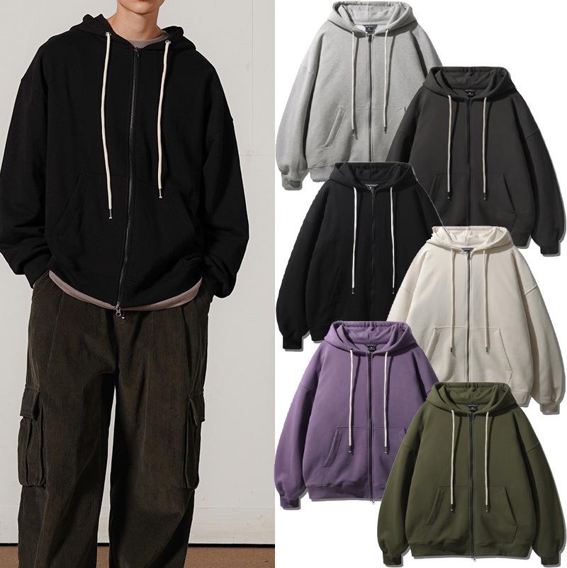 MOLD HOOD ZIP UP_6色 JNHD7687