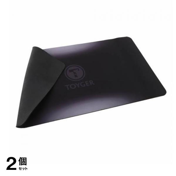 TOYGERコンパクトプレイマット(ポーチ付) TYPE1 ブラック 23cm 2個セット