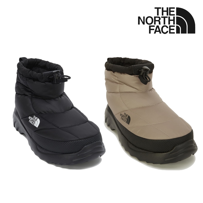NS87R57 NUPTSE TRACTION CHUKKA 防寒 保温 軽量 ふかふか クッション 滑りにくい 冬用 アウトドア キャンプ 部屋履き デイリー ワンマイル 耐久ソール 快適 暖 暖か