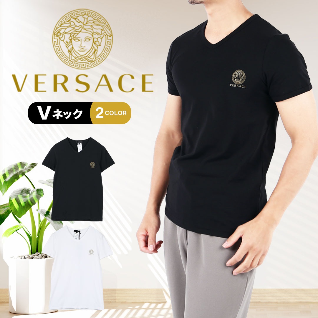 La Medusa メンズ ＶネックＴシャツ