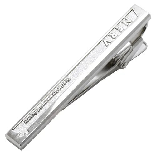エヴァンゲリオン × SWANK NERV シルバー ネクタイピン タイバー タイクリップ エヴァンゲリヲン × SWANK スワンク メンズアクセサリー