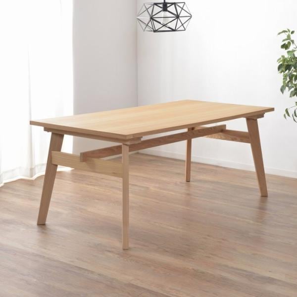ダイニングテーブル 160×80cm シンプル 北欧 ナチュラル カントリー デザイン 木製 木目 柄 おしゃれ スタイリッシュ テーブル 食卓 ダイニング