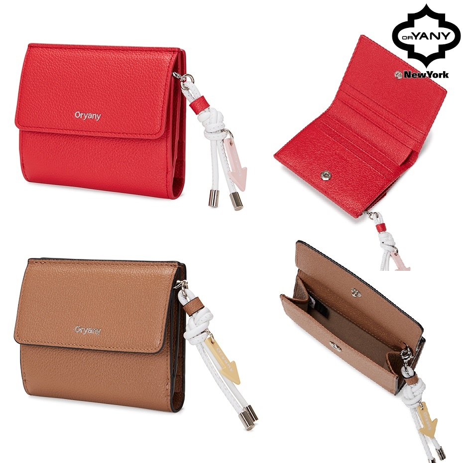 ORYANY Lucy R Half Wallet [2色] 女性財布 韓国ブランド 韓国人気 韓国ファッション 学生 大学生 贈り物