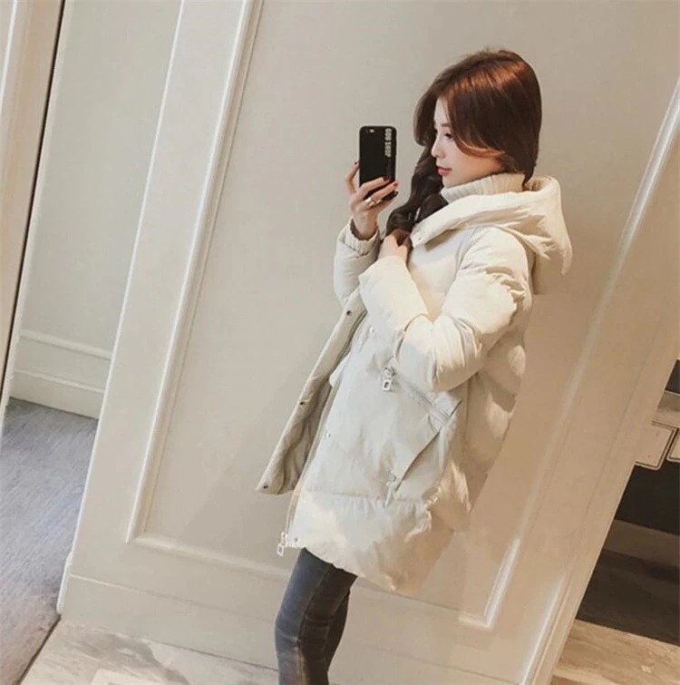 ゆったり 厚手 中長セクション 韓国ファッション最新作コットンジャケット ダウンコットン 4,719円