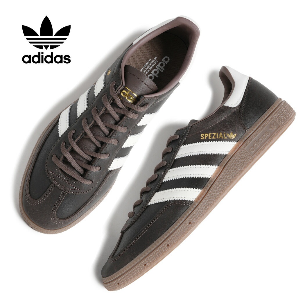 adidas アディダス ハンドボール スペツィアル スニーカー HANDBALL SPEZIAL BROWN LEATHER ( 茶色 ブラウン レザー メンズ レディース ウィメンズ KI8581