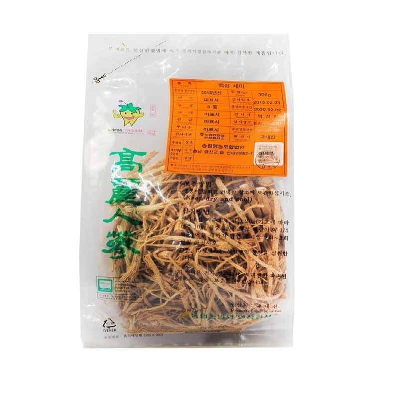 韓国産 白参セミ 根参 300g 人参