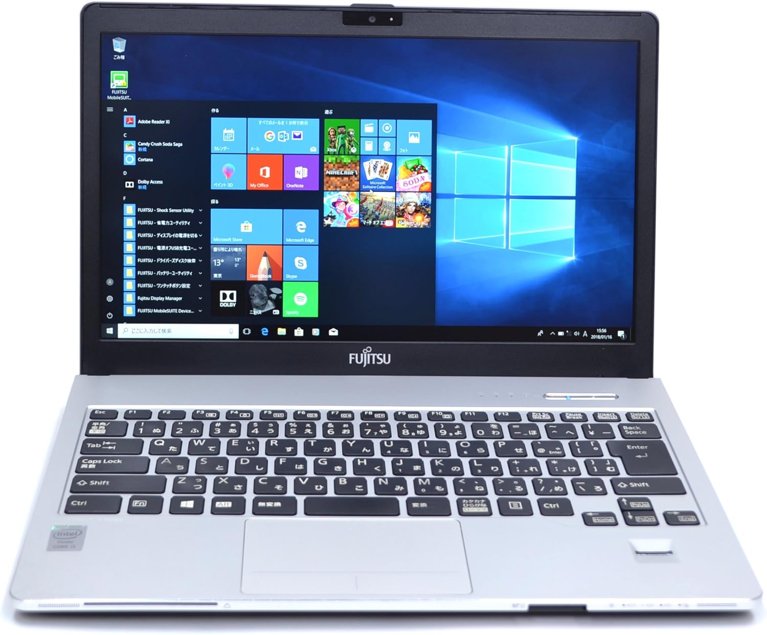 ノートパソコン フルHD LIFEBOOK S904/J Core i5 4300U 1.90GHz Windows10 64bit メモリ4G マルチ WiFi 3.0 BT カメラ 13.3型モバ