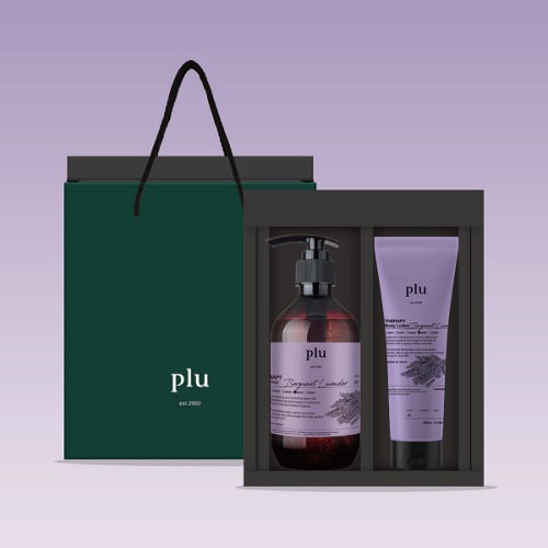 フル セラピー ボディウォッシュ 500g + ボディローション 200g ギフトセット - ラベンダー