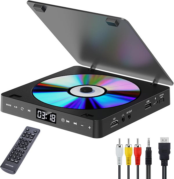 Qoo10] ポータブル DVDプレーヤー 小型 HD