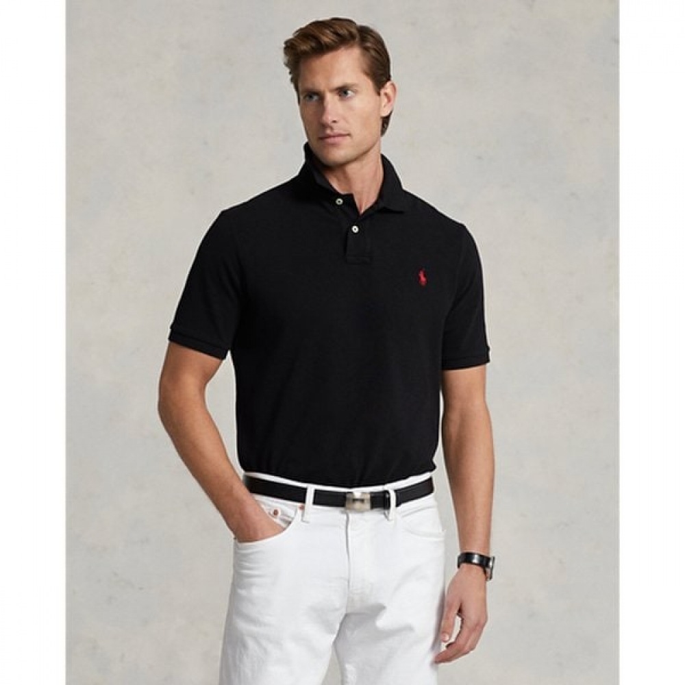 ポロラルフローレンメンズクラシックフィットメッシュポロシャツ (MNPOKNI1N820338001)