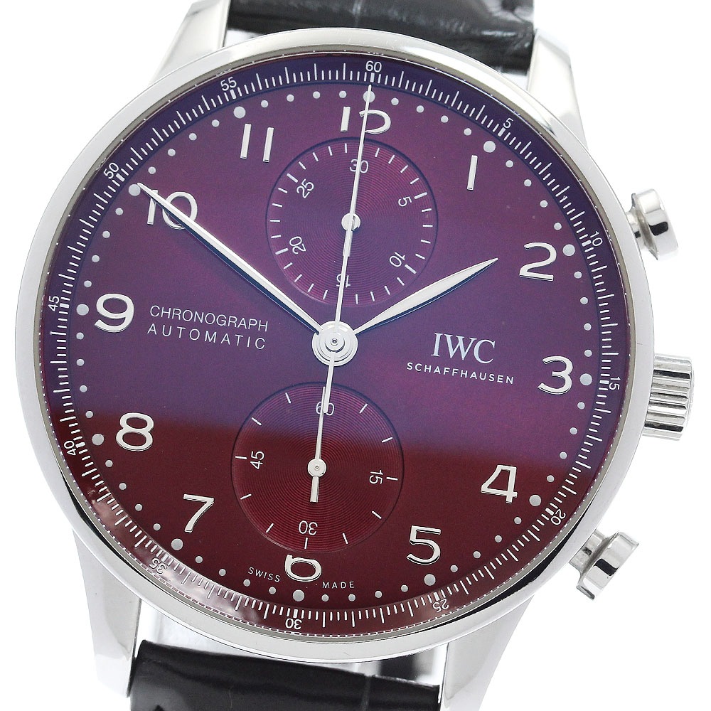 IWC IWC SCHAFFHAUSEN IW371616 ポルトギーゼ クロノグラフ 自動巻き メンズ 良品 _905437【中古】