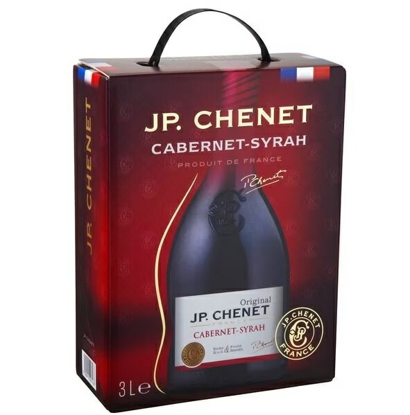 【送料無料】JPシェネ カベルネシラー 赤 3000ml 3L8本[フランス/赤/ミディアムフルボディ]バックインボックス BIB 箱ワイン ボックスワイン【本州(