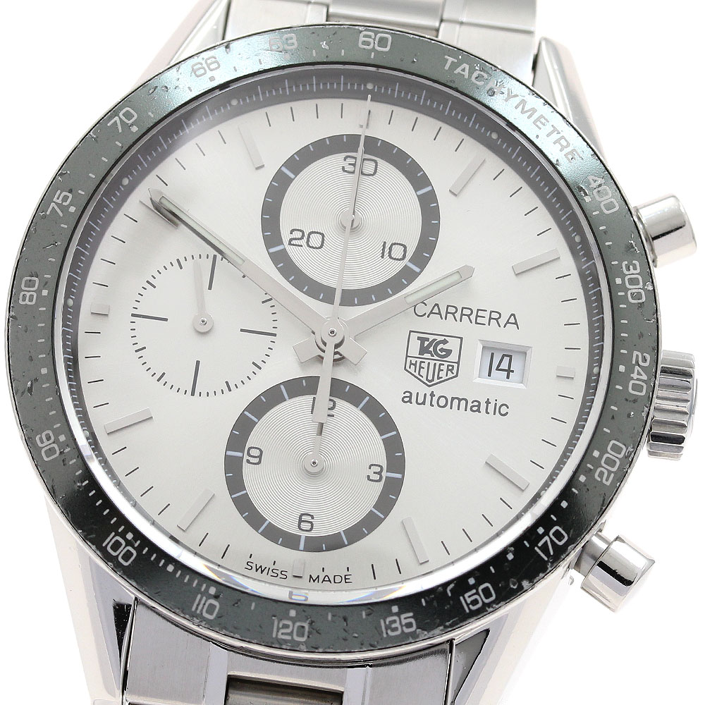 タグホイヤー TAG HEUER CV2011.BA0786 カレラ クロノグラフ 自動巻き メンズ 保証書付き_900724【中古】