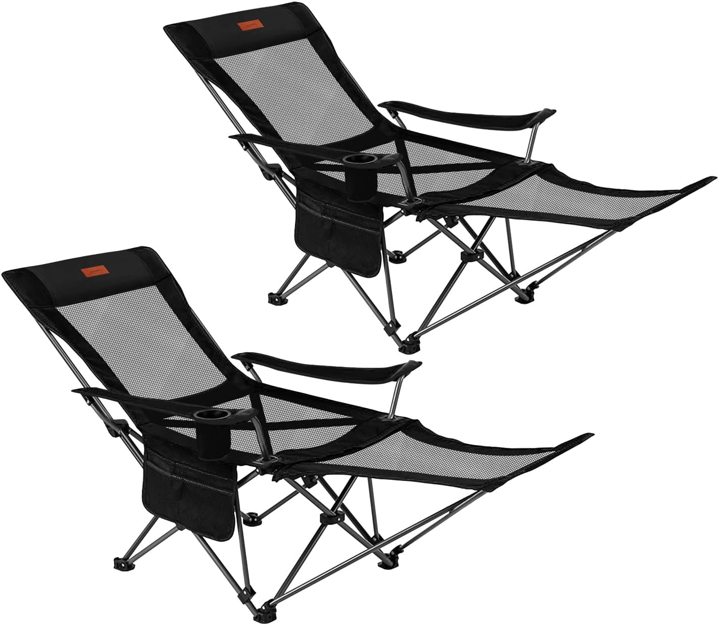 DesertFox リクライニングチェア キャンプ椅子 単品/セット 4way 仮眠 昼寝 4段階調整 四季適用 【メッシュと薄手コットを自由に切り替える】【耐荷重150kg】アウトドアチェア