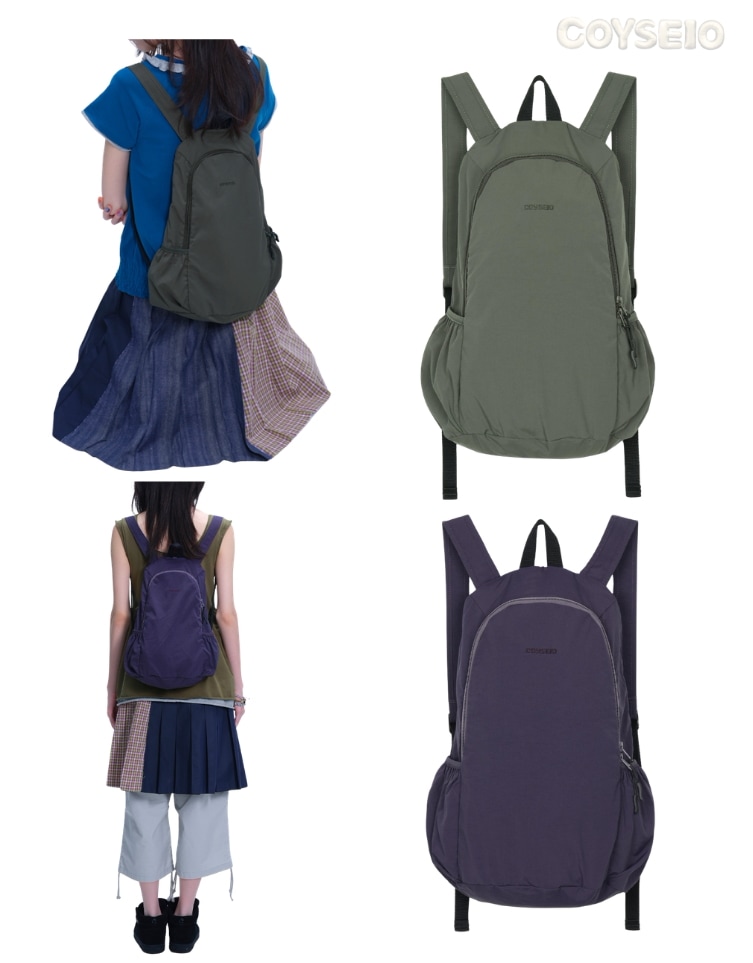 韓国限定 人気 ファッション SNS 流行 バッグ PACKABLE BACKPACK (2色)