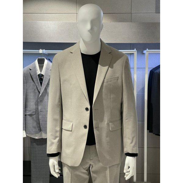 男性ベージュカジュアルジャケット男性ビジネスカジュアルコンビ