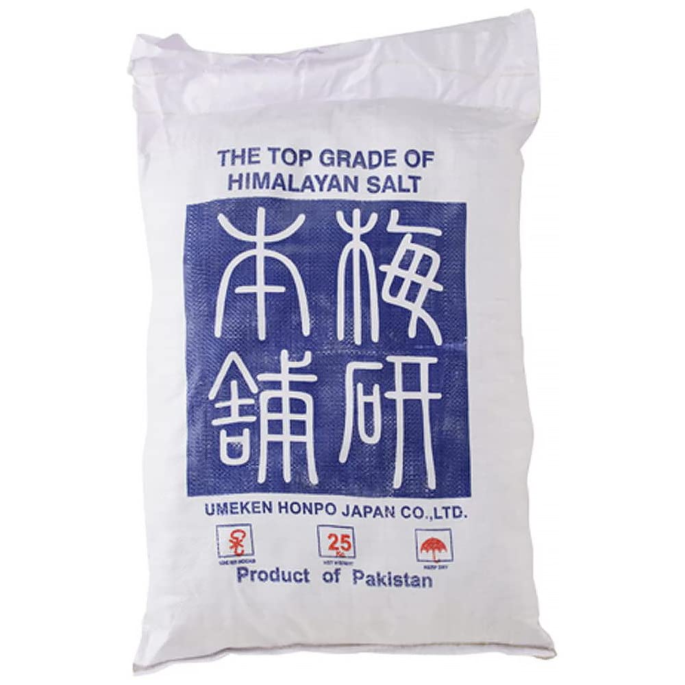 梅研本舗 岩塩 ヒマラヤ岩塩 食用 ホワイト あら塩 25kg 約0.15-1mm 国内検品 ホワイトソルト HACCP管理 BRC認証 ハラール認証