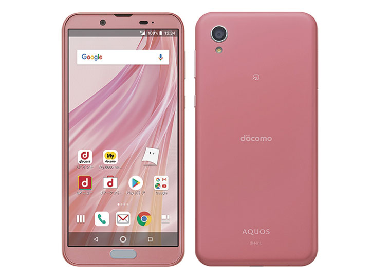 良好品】 即日発送 AQUOS sense2 SH-01L SIMフリー 粉S シャープ