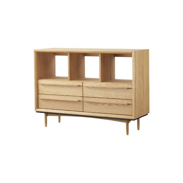 チェスト 約W100xD34xH72cm ナチュラル 組立品