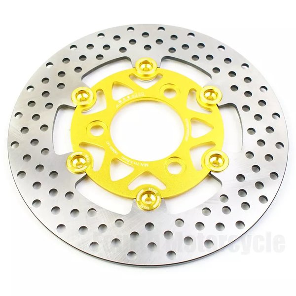 220mm ディスクフローティングオートバイアルミ3穴70mm 4穴55mm ピッチブレーキディスク内径 ブレーキローターフロンパーツ