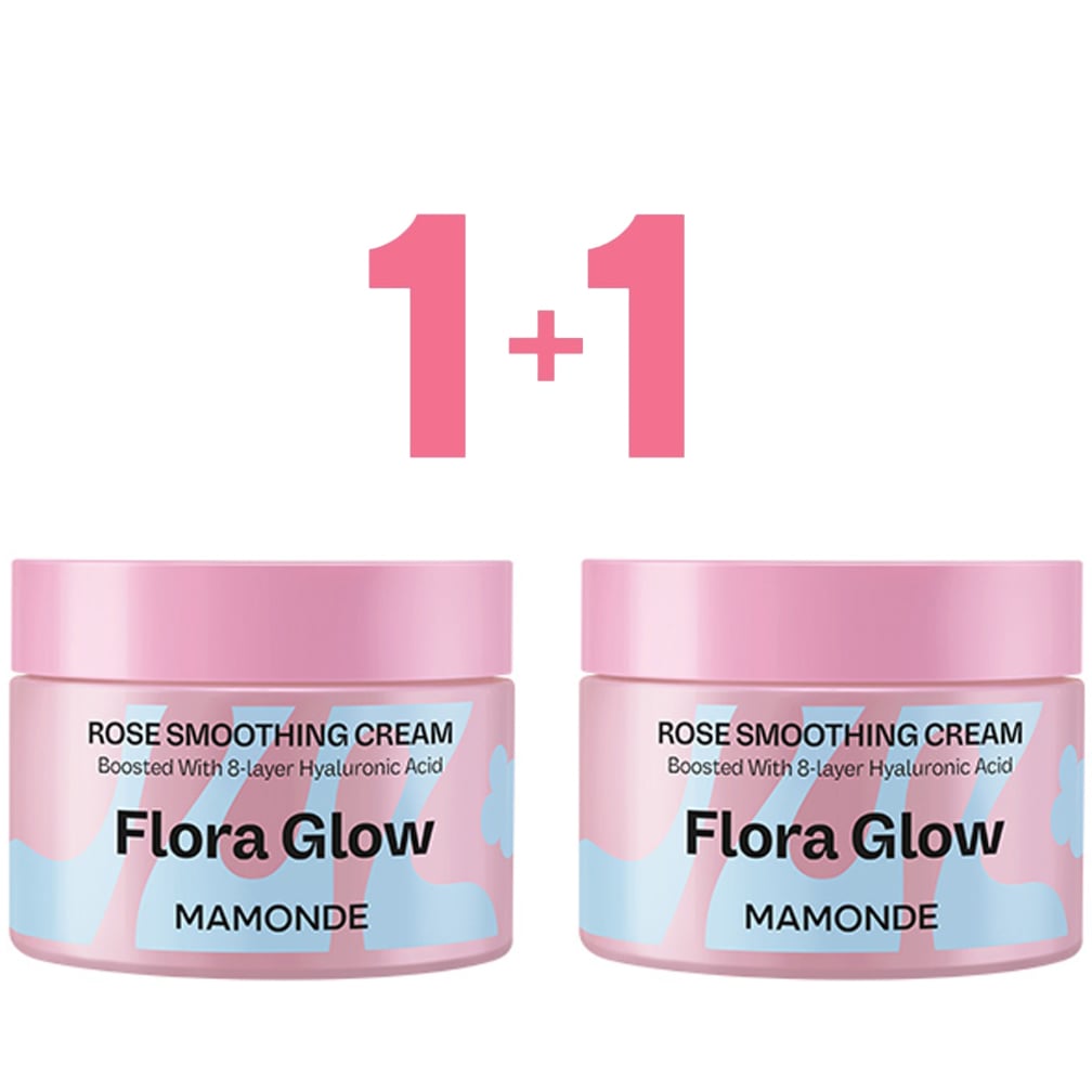 フローラ グロー ローズ スムージングクリーム, 50ml X2個