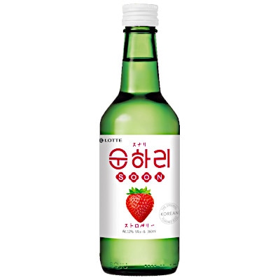 スナリ ストロベリー味　360ml 12度ｘ20本　韓国酒　焼酎　韓国焼酎　 순하리 스트로베리맛　한국소주 과일맛소주　果物酒