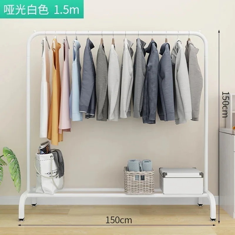 家庭用洋服ハンガー 洋服ハンガー ラック新流行 屋内洋服ハンガー床寝室洋服ハンガー 大容量 新流行 収納 収納ラック 衣類収納 収納 バルコニー単洋服ラック ハンガーラック ハンガーラック