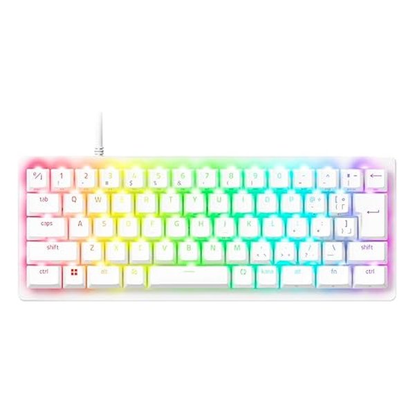 Huntsman V3 Pro Mini JP White Edition ラピッドトリガーモード搭載 60％サイズ RZ03-04991900-R3J1